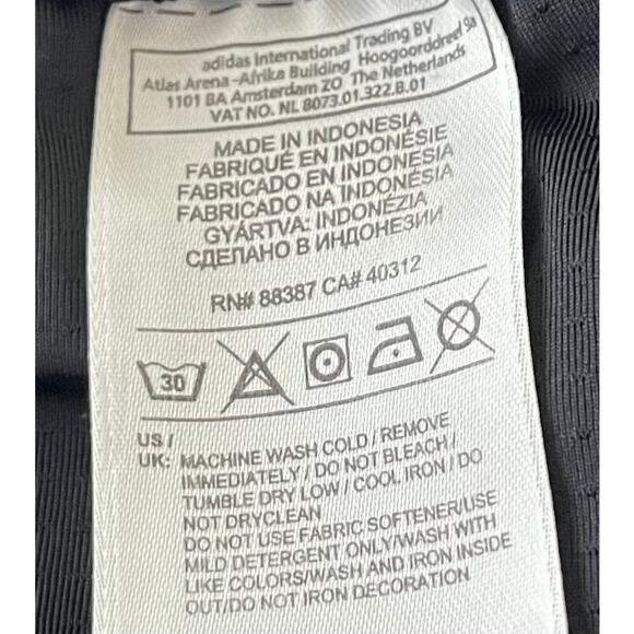 ADIDAS CLIMACOOL HI-RISE ATHLETIC SHORTS, MENS-M-BLACK-BLUE STRIPES, INNER TIGHT - Picture 11 of 11